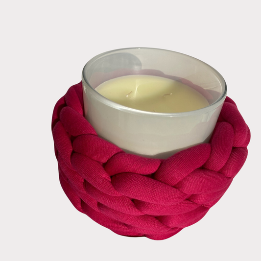 Candy Bar: Windlicht in der Farbe Magenta