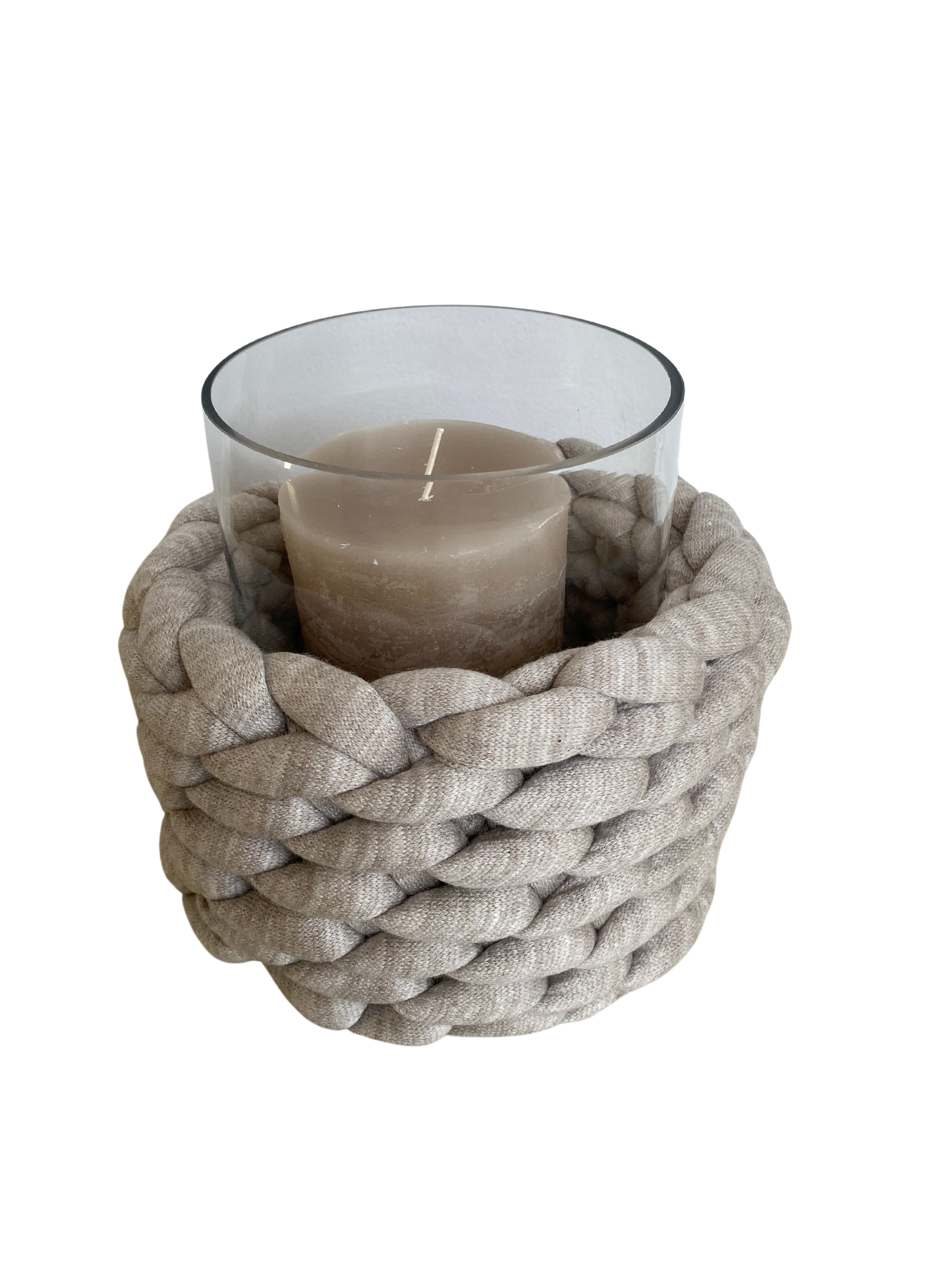 Windlicht in aus Acrylic in der Farbe Beige